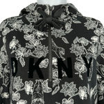 DKNY Sport | Small | Women's Sumatra Tiger and Flower Print Half-Zip Hoodie Photo 3