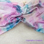 Beach Riot NEW Free People Poppy Bikini Top candy skies tie dye, XL Photo 4