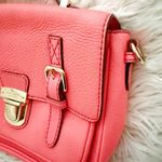 Kate Spade | Lola Avenue Lia Leather Satchel Messenger Bag Hot Coral Pink Photo 2