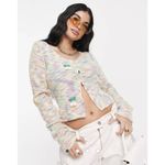 Missguided Misguided space dye cardigan with cherry detail US 6/8 new Photo 2