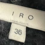 IRO  Small Black thick 100% Merino WOOL knit  Women's long  Cardigan $795 Photo 9