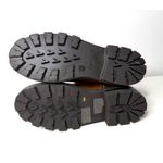 Vince Camuto NWOB  Telvanni Round Toe Leather Warm Caramel Booties Boots Sz 6.5 Photo 4