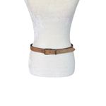 Northern Reflections women's M genuine Italian leather camel brown adjust belt Photo 6