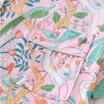 Allover Floral Pajama Set Pink Size M Photo 3