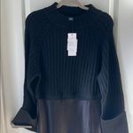 Saks 5th Avenue Saks Off 5th Black Long Sleeve Sheath Dress with Bell Sleeves Photo 4