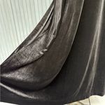 Joan Rivers  Black Velvet Zip-Front House Dress Small Petite Velvet Loungewear Photo 9