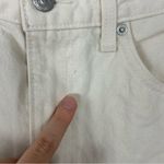 Levi's Levi’s Cream 70s High Slim Straight Cutoff Denim Shorts Size 27 Photo 7