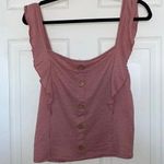 Caution to the Wind  Ruffled Tank Top Photo 0