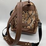 Like Dreams NWT  FAUX LEATHER BROWN FAUX SNAKESKIN BACKPACK Photo 1