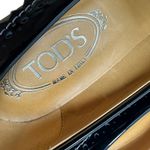 Tod's  Pointed Toe Penny‎ Loafer Pumps Heels Patent Leather Black Size US 9.5 Photo 12