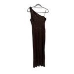 Eliza J Brown Sequined One Shoulder Gown 10 Photo 6