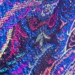 Coldwater Creek  metallic threads paisley jacket / blazer coat petite large shiny Photo 3