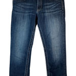 Miss Me  Womens Boyfriend Capri Jeans Embellished Pockets Size 28 Dark Wash‎ Photo 0