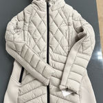 Bernardo  Hooded Puffer Jacket Neoprene Bib Size M Shadow Photo 0