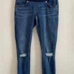 ASOS Denim US6 Distressed Skinny Waist Band Front Panel Photo 0