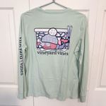 Vineyard Vines  Mint Apres Ski Lodge Champagne Whale Long Sleeve Shirt MEDIUM Photo 1