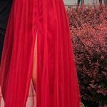 Windsor Red Silk Prom / Formal Dress Photo 3
