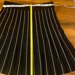Loft  skirt women’s XS black white stripe knit mini Photo 1