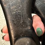 Gucci Coraline Nero Black Suede Thong T strap flats gold bamboo 2016 size 35.5 Photo 8