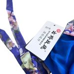 Floral purple chiffon maxi dress size Xl Photo 5