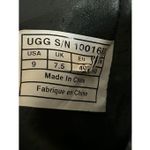 UGG  AUSTRALIA COSIMA BLACK LEATHER PLATFORM BOOTS UK 7.5 EUR 40 USA 9 Photo 7