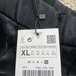 ZARA NEW High Rise Silky Black Shorts Pockets 3” Size XL Soft Lightweight NWT Photo 4