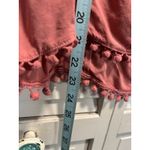 Maurice's Long Flare Sleeve Crochet Tie Neck Shirt Size Small High/Low Clay Color Photo 2