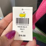 NWT Masters Augusta National Golf Stripe Jute Large Tote Bag Pink Multicolor Photo 2