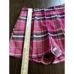 New York & Company Womens Pleated Pink Plaid Twill Dress Shorts Size 10 NEW Photo 3
