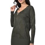 White House | Black Market  Camo Tunic Sweater Women's Small Photo 1