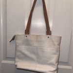 GREAT AMERICAN Leather Works Womens Cream Tan Leather Shoulder Purse bag Photo 1