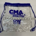 None CMA Fest Clear Backpack Tote Bag plastic vinyl Photo 5