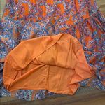 FRNCH Aneth Floral Silk Blend Sleeveless Maxi Dress Womens Size Small Boho Orange Photo 5
