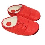 Coach  Red Quilted Nylon Slip-on Slippers(Size 9B) Photo 6