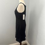 JAYGODFREY Size 8 Black Brocade Back Zip Scoop Neck Mini Dress LBD cocktails Photo 3