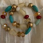 Stretchy bead bracelets Blue Photo 0