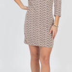 Diane Von Furstenberg  Dress Womens 6 Sarita Acorn Lace Beige‎ Mini Cocktail Photo 0