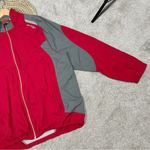Saucony  Women’s Full Zip Longsleeve Windbreaker Running Red Athletic Size XXL Photo 4