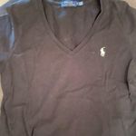 Ralph Lauren Polo  Black V-Neck T-Shirt Photo 0