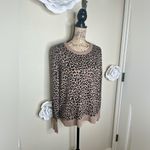 A New Day Tan & Black Leopard Animal Print Sweater Size Extra Extra Large Photo 6