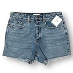 O'Neill New O’Neill Blue Denim Cutoff Shorts Distressed Medium Wash Beach Womens Sz 30 Photo 1