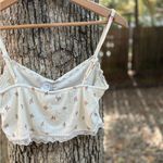 Floral Lace Trim Cami Top Pink Photo 2