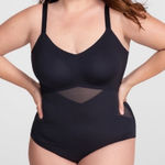 NEW Honeylove LiftWear Cami Bodysuit Black Shapewear Petite L Shaping Slimming Size L Photo 0