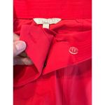 Athleta Tribeca Utility Crop Hibiscus Red Pants Size 0 Zip Pockets Photo 5