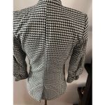 H&M  black and white blazer 3/4 sleeve size 4 Photo 1