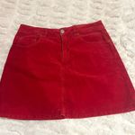 Brandy Melville Red Skirt Photo 0