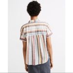 Madewell Hilltop Size XS Striped Oversized Retro Shirt Top Flowy Vacation Photo 2