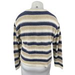 Forever Multicolor Striped Long Sleeve Crew Neck Sweatshirt Sweater Top Size XL Gray Photo 1
