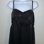 American Rag Women’s Black Sequined Mini Dress/Top Photo 1