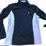 Brooks Brothers 346 Black 1/4 Zip Fleece Pullover Photo 2